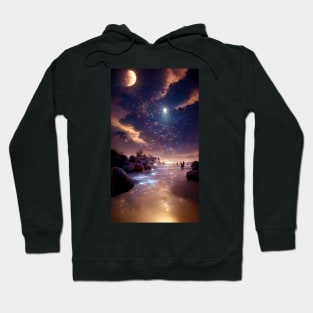 Desert night dream turned into illusion Hoodie